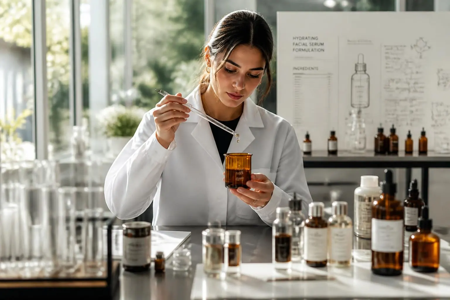 FDA-registered R&D laboratory for supplement and beauty product formulation